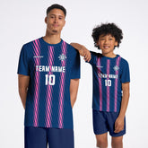 Flight Jersey Flash - Navy & Pink